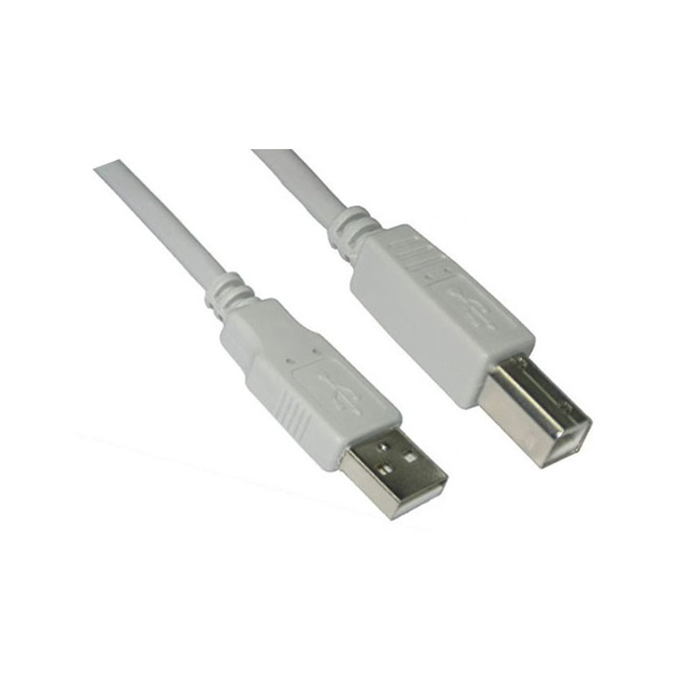 CABLE USB 2.0 IMPRESORA TIPO AM-BM BEIGE 1.0 M NANOCABLE 10.01.0102