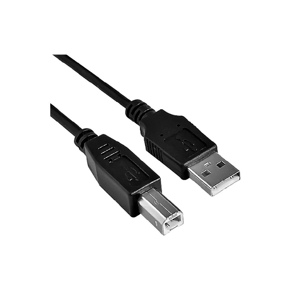 CABLE USB 2.0 IMPRESORA TIPO AM-BM NEGRO 1.8 M NANOCABLE 10.01.0103-BK