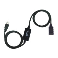 CABLE USB 2.0 PROLONGADOR AMPLIFICADOR TIPO AM-AH 10 M NANOCABLE 10.01.0212