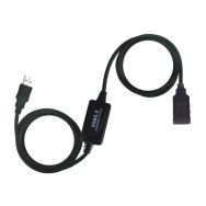 CABLE USB 2.0 PROLONGADOR AMPLIFICADOR TIPO AM-AH 10 M NANOCABLE 10.01.0212