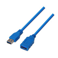 CABLE USB 3.0 TIPO AM-AH AZUL 1.0 M NANOCABLE 10.01.0901-BL
