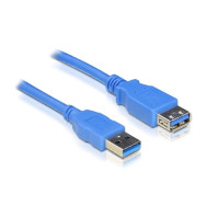 CABLE USB 3.0 TIPO AM-AH AZUL 2.0 M NANOCABLE 10.01.0902-BL