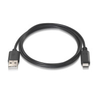 CABLE USB 2.0 3A TIPO USB-CM-AM NEGRO 2.0M NANOCABLE 10.01.2102