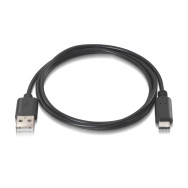CABLE USB 2.0 3A TIPO USB-CM-AM NEGRO 2.0M NANOCABLE 10.01.2102