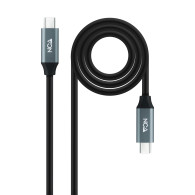 CABLE USB 3.2 GEN2x2 100W 4K/60Hz USB-C M/M 2 M NANOCABLE 10.01.4302