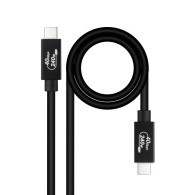 CABLE USB 4 GEN3x2 NANOCABLE 5A USB-CM-USB-CM 240W 40GBPS 1M 10.01.5001