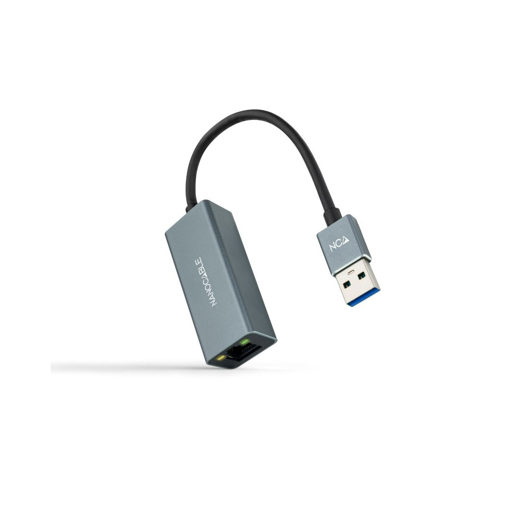 CONVERSOR USB 3.0 ETHERNET GB Mbps GRIS 15 CM NANOCABLE 10.03.0405