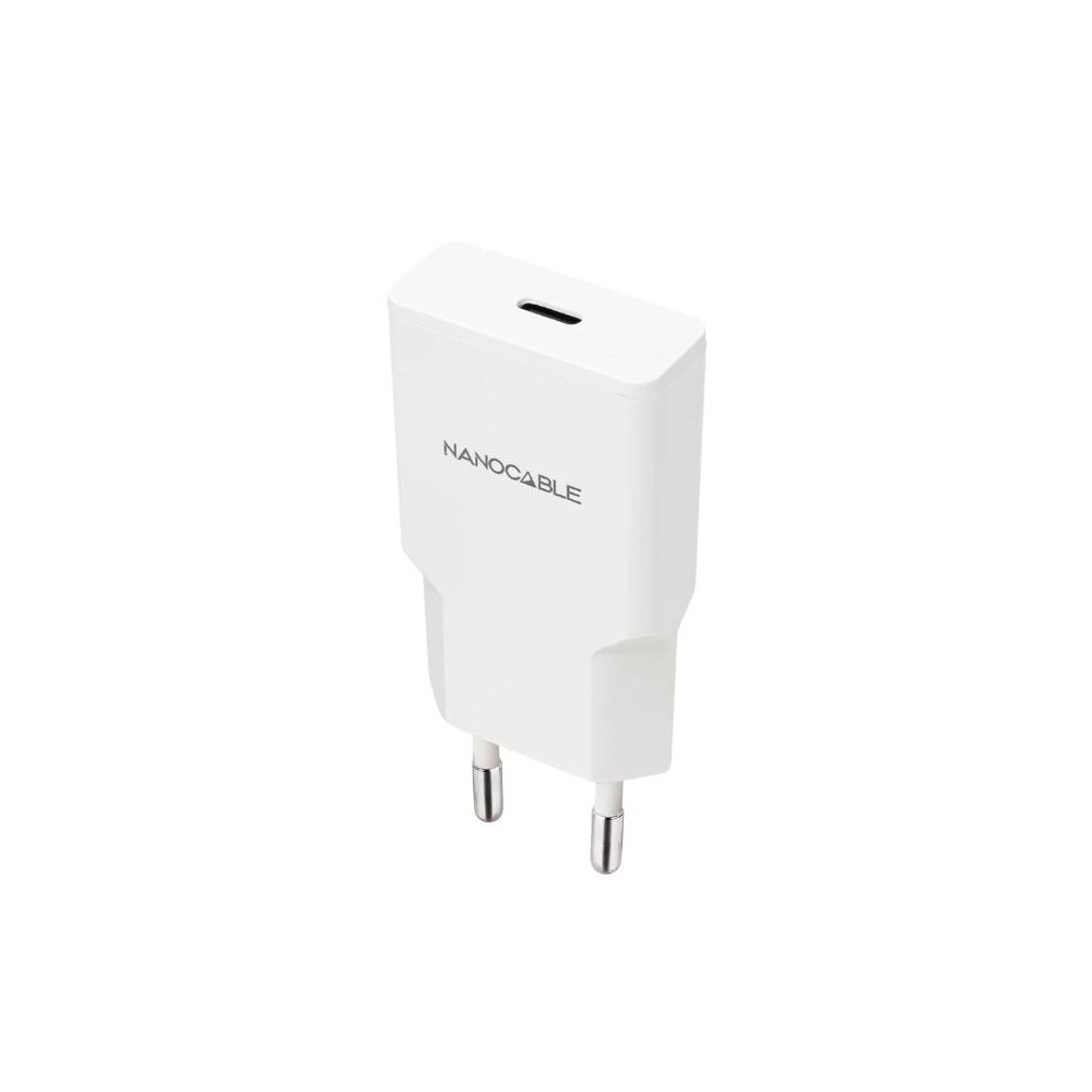 CARGADOR USB-C/PD 30W BLANCO NANOCABLE 10.10.2027