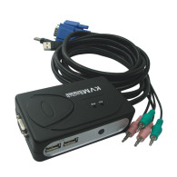 KVM SWITCH VGA USB 1U-2PC+CABLENANOCABLE 10.12.0001