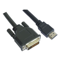 CABLE DVI A HDMI DVI18+1M-HDMI AM 1.8 M NANOCABLE 10.15.0502