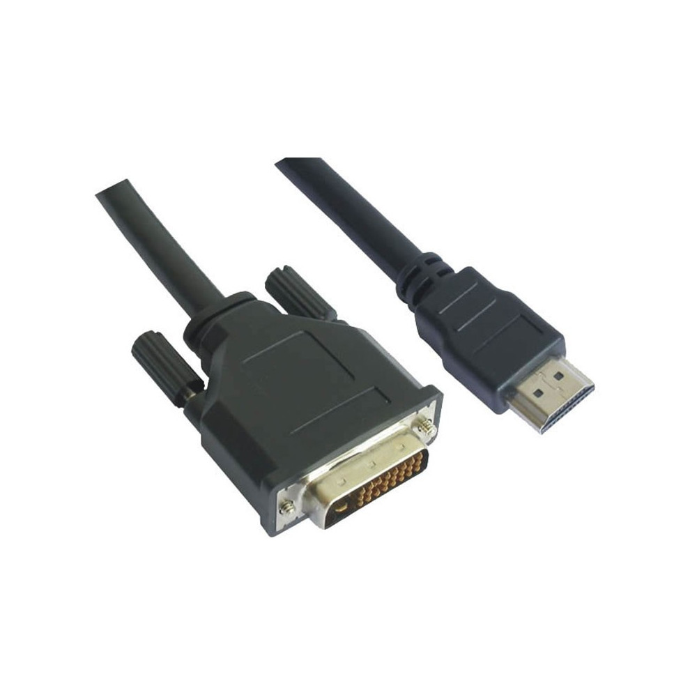 CABLE DVI A HDMI DVI18+1M-HDMI AM 1.8 M NANOCABLE 10.15.0502