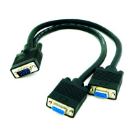 CABLE BIFURCADOR SVGA HDB15M-2XHDB15H 45 CM NANOCABLE 10.15.2000