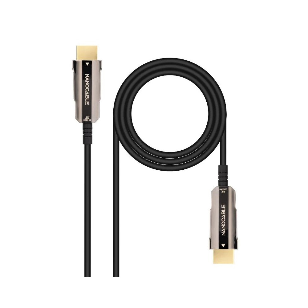 CABLE HDMI V2.0 AOC 4K 60HZ 18Gbps NEGRO 20 M NANOCABLE 10.15.2020