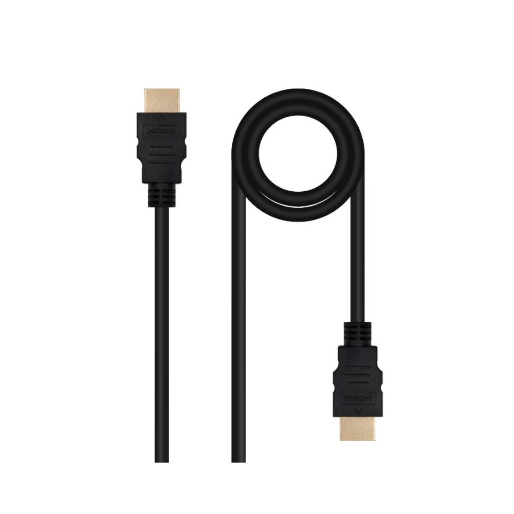 CABLE HDMI V2.0 4K@60HZ 18GBPS AM-AM 1.5 M NANOCABLE 10.15.3801-L150 NEGRO