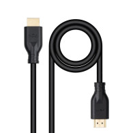 CABLE HDMI V2.0 4K@60HZ 18Gbps CCS NEGRO 1.5 M NANOCABLE 10.15.3901-L150