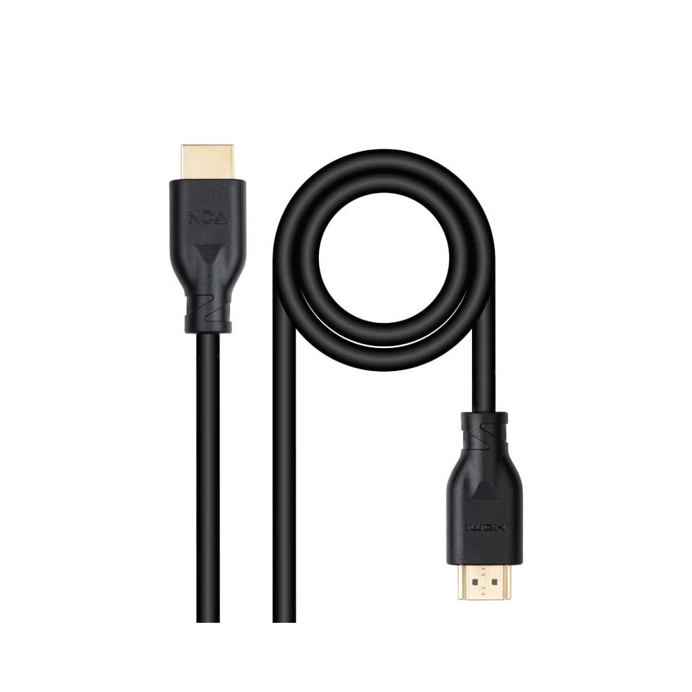 CABLE HDMI V2.0 4K@60HZ 18Gbps CCS NEGRO 1.5 M NANOCABLE 10.15.3901-L150