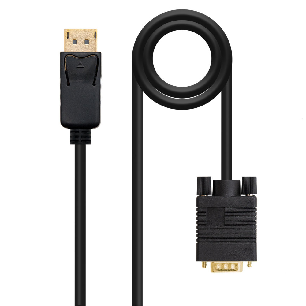 CABLE CONVERSOR DP A VGA DPM - VGAM NEGRO 2.0 M NANOCABLE 10.15.4402