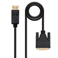 CABLE CONVERSOR DP A VGA DPM - VGAM NEGRO 5.0 M NANOCABLE 10.15.4405