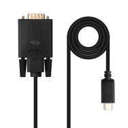 CABLE CONVERSOR USB-C A VGA USB-C/M-VGA/M 1.8 M 10.15.5202 NANOCABLE