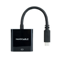 CONVERSOR USB-C A HDMI 4K NEGRO 15 CM NANOCABLE 10.16.4102-BK