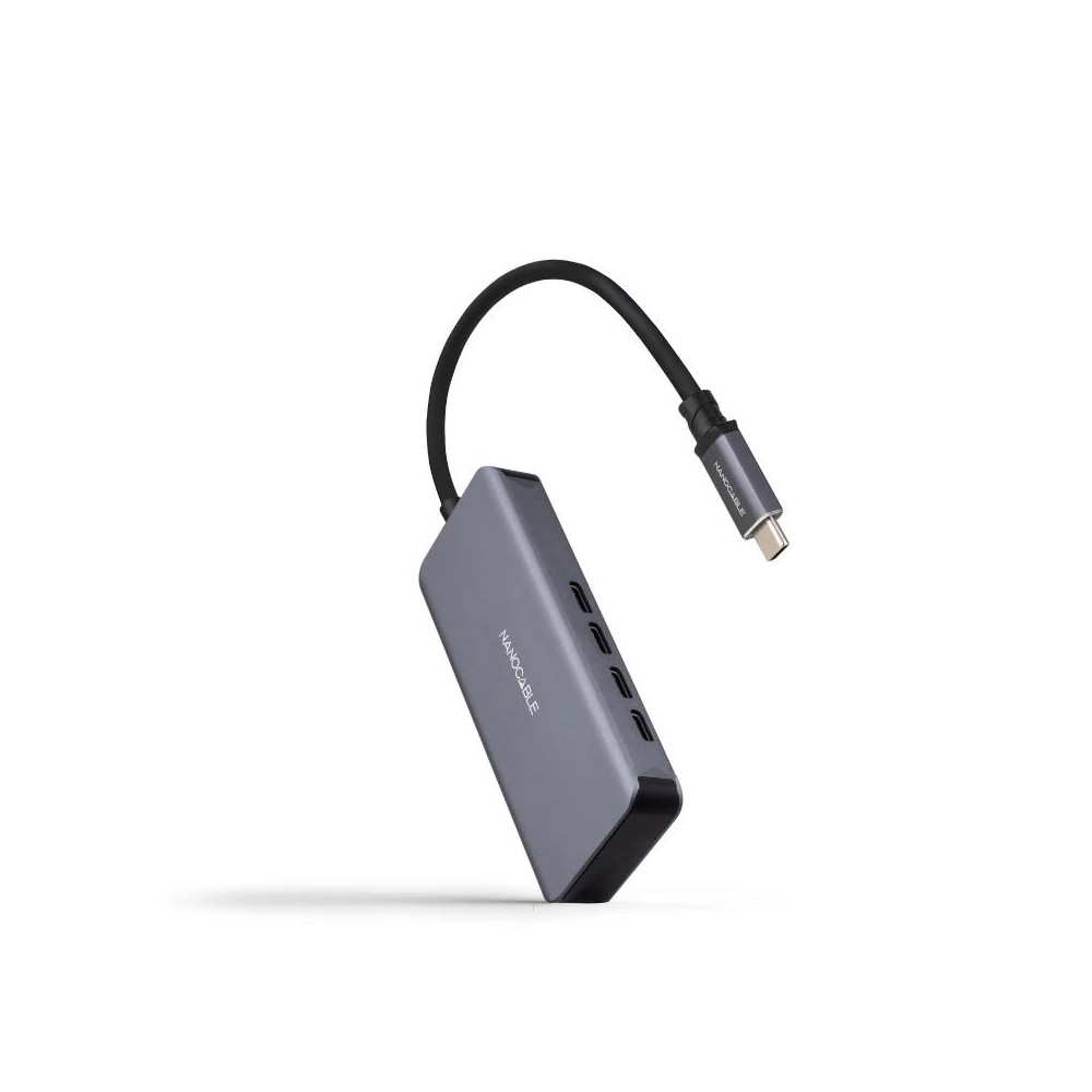 HUB USB-C/M A 3xUSB-C/H ALUMINIO 10 CM NANOCABLE 10.16.4504
