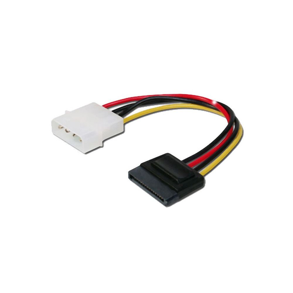 CABLE SATA ALIMENTACION 5.25MOLEX 4PIN M-SATAH 16CM OEM NANOCABLE 10.19205-OEM