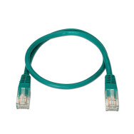 CABLE RED LATIGUILLO RJ45 CAT.5E UTP AWG24 VERDE 0.5 M NANOCABLE 10.20.0100-GR