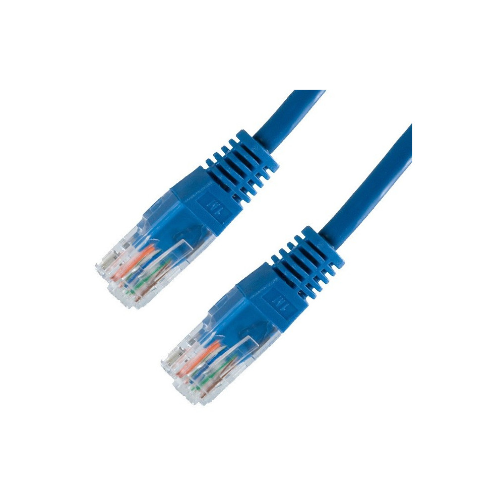 CABLE RED LATIGUILLO RJ45 CAT.5E UTP AWG24 AZUL 2.0 M NANOCABLE 10.20.0102-BL