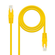 CABLE RED LATIGUILLO RJ45 CAT.6 UTP AWG24 AMARILLO 25 CM 10.20.0400-L25-Y