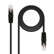 CABLE RED LATIGUILLO RJ45 CAT.6 UTP AWG24 NEGRO 30 CM 10.20.0400-L30-BK