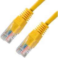 CABLE RED LATIGUILLO RJ45 CAT.6 UTP AWG24 AMARILLO 1.0 M NANOCABLE 10.20.0401-Y