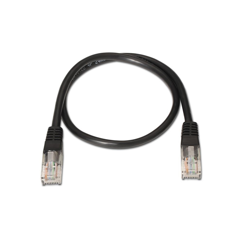 CABLE RED LATIGUILLO RJ45 CAT.6 UTP AWG24 NEGRO 3.0 M NANOCABLE 10.20.0403-BK