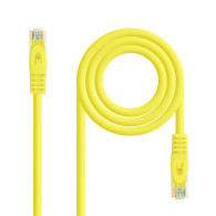 CABLE RED LATIGUILLO RJ45 LSZH CAT.6A UTP AWG24 AMARILLO 0.5M NANOC 10.20.1800-Y