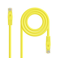 CABLE RED LATIGUILLO RJ45 LSZH CAT.6A UTP AWG24 AMARILLO 0.5M NANOC 10.20.1800-Y