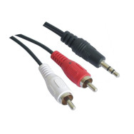 CABLE AUDIO ESTEREO 3.5M-2XRCAM 1.5 M NANOCABLE 10.24.0301