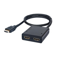 HDMI DUPLICADOR V1.3 1X2 ALIM. Y PIGTAIL 50 CM NANOCABLE 10.25.3502