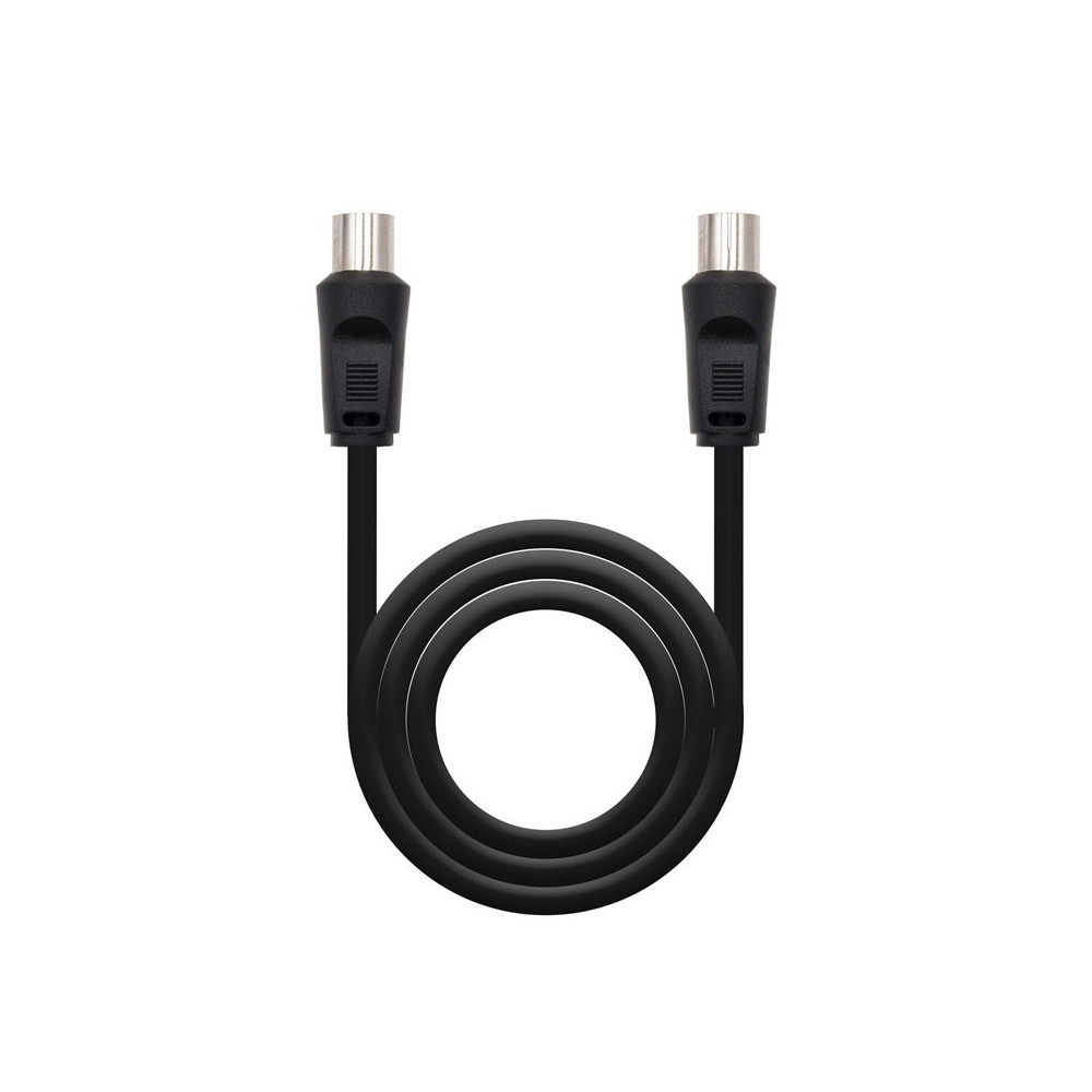 CABLE ANTENA TV 75 OHM M-H 1.8 M NANOCABLE 10.26.0202
