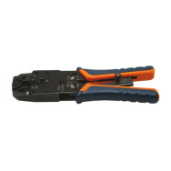 TENAZA METALICA DE CRIMPAR RJ10RJ11RJ12RJ45 DE CARRACA NANOCABLE 10.31.0102