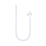 ORGANIZADOR DE CABLES FLEXIBLE 25MM 3 M BLANCO NANOCABLE 10.36.0003-W