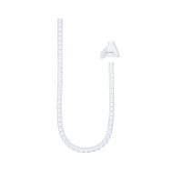 ORGANIZADOR DE CABLES FLEXIBLE 25MM 3 M BLANCO NANOCABLE 10.36.0003-W