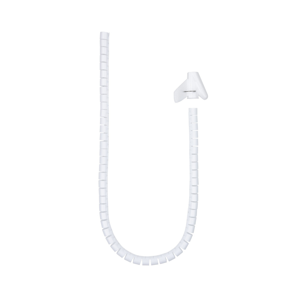 ORGANIZADOR DE CABLES FLEXIBLE 25MM 3 M BLANCO NANOCABLE 10.36.0003-W