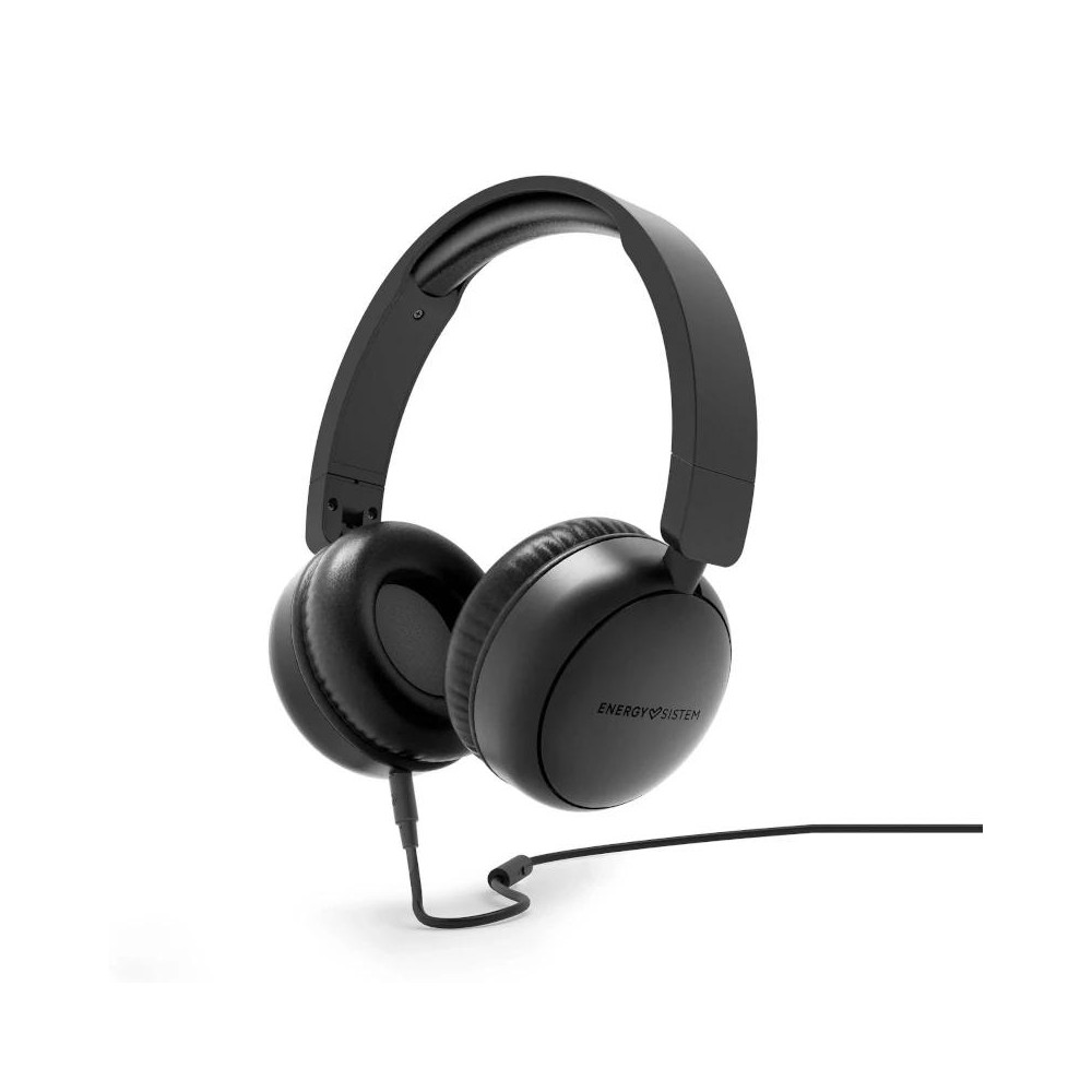 AURICULAR ENERGY HEADSET SOUNDSPIRE MICROFONO CABLE 3.5 EXTRAIBLE BLACK 457601