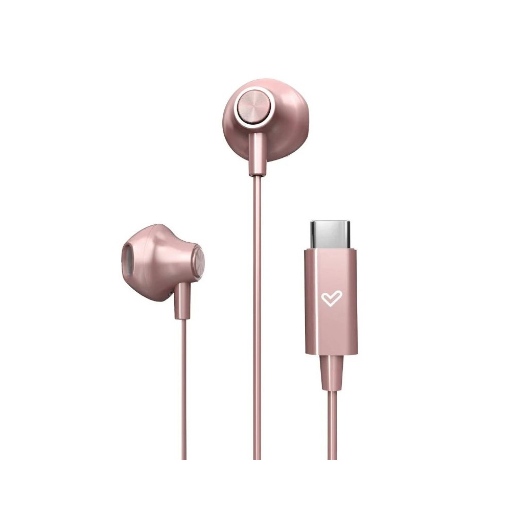 AURICULAR ENERGY EASYPODS IN-EAR CABLE TIPOC MICROFONO ROSA METALIZADO 459285