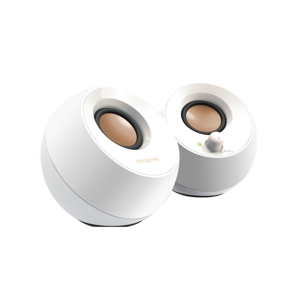 ALTAVOCES CREATIVE PEBBLE 2.0 USB BLANCO