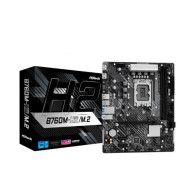 PB S1700 ASROCK B760M-H M.2 2DDR5 PCIE4 LAN 4SATA3 HDMI DP MATX