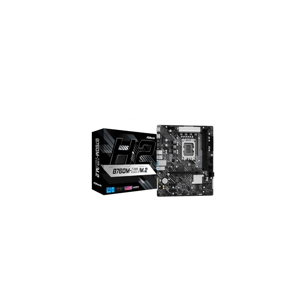 PB S1700 ASROCK B760M-H M.2 2DDR5 PCIE4 LAN 4SATA3 HDMI DP MATX