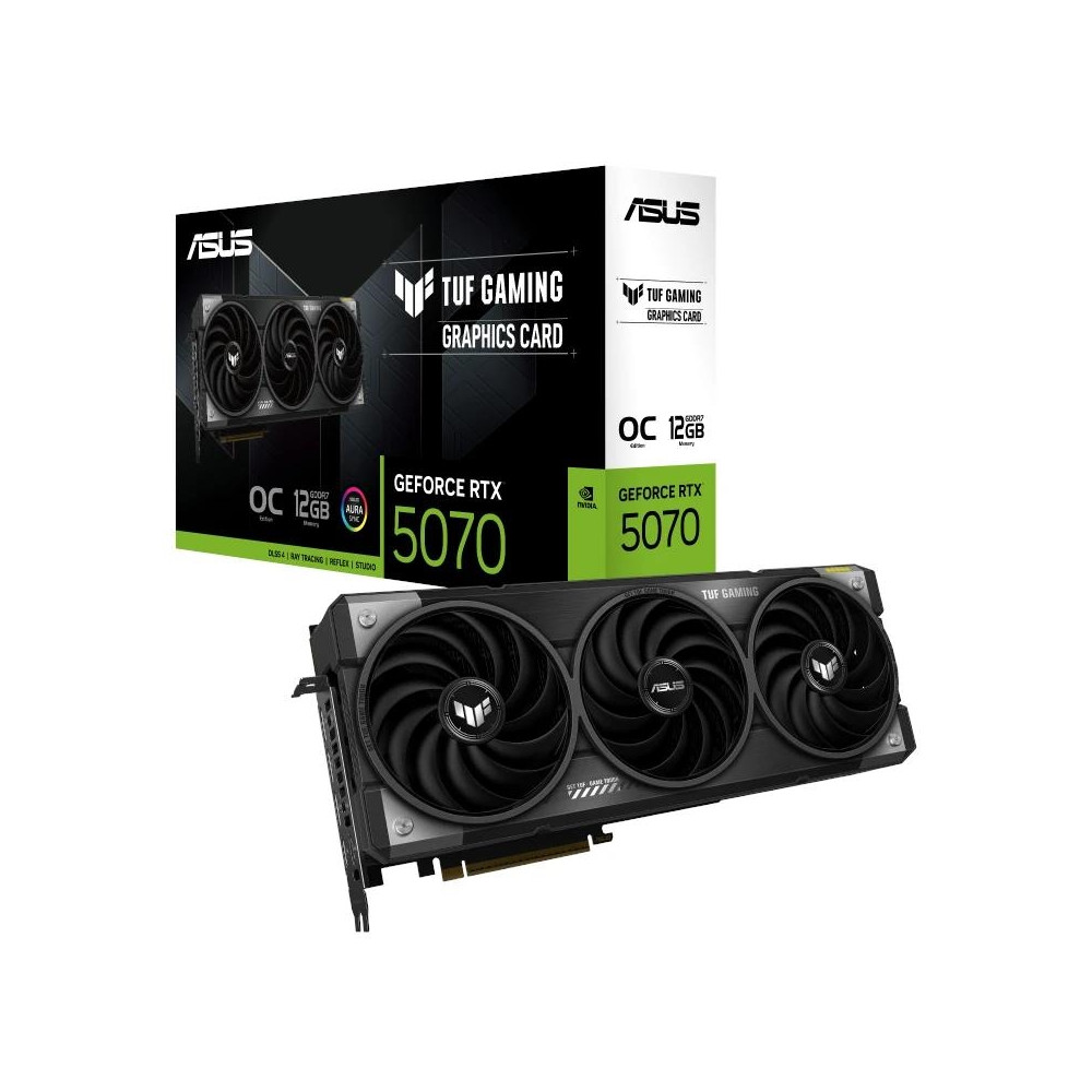 TARJETA GRAFICA ASUS TUF GAMING RTX5070 OC EDITION 12GB GDDR7