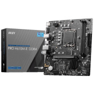 PB S1700 MSI PRO H610M-E 2DDR4 PCIE 4SATA6 M2 2USB3.1 4USB2.0 MATX
