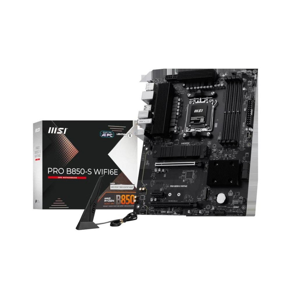 Placa Base MSI PRO B850-S WIFI6E Socket AM5