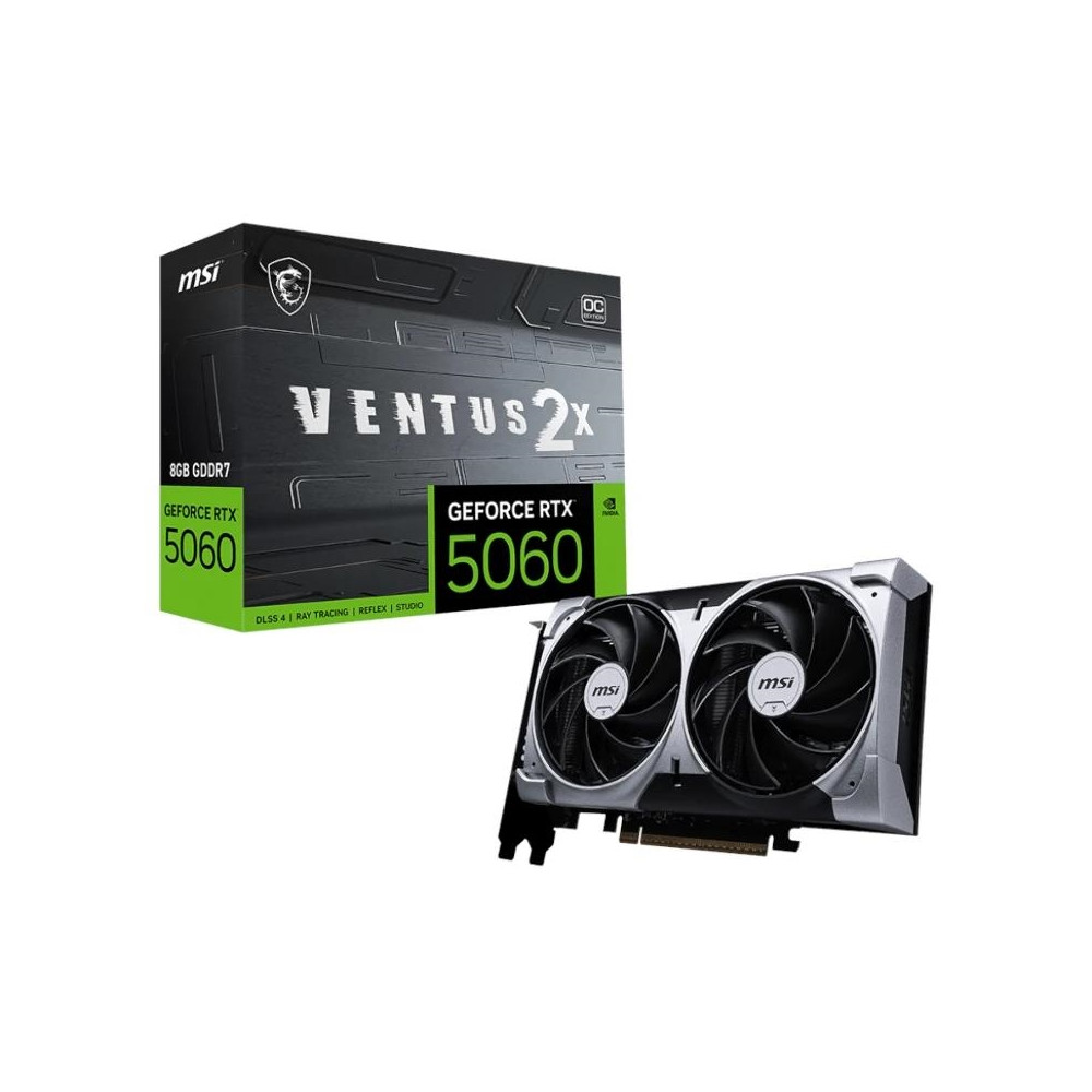 MSI TARJETA GRAFICA RTX 5060 8G VENTUS 2X OC